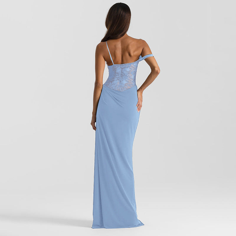 Nerine Maxi Dress - Blue